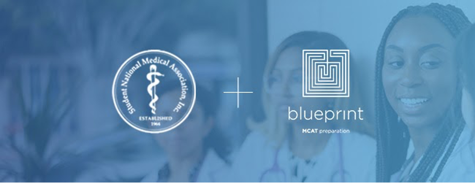 MCAT Blueprint + SNMA Logo Overlay